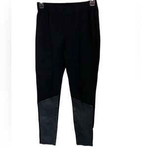 #529 ST JOHN for Nordstrom Knit and Leather leggings